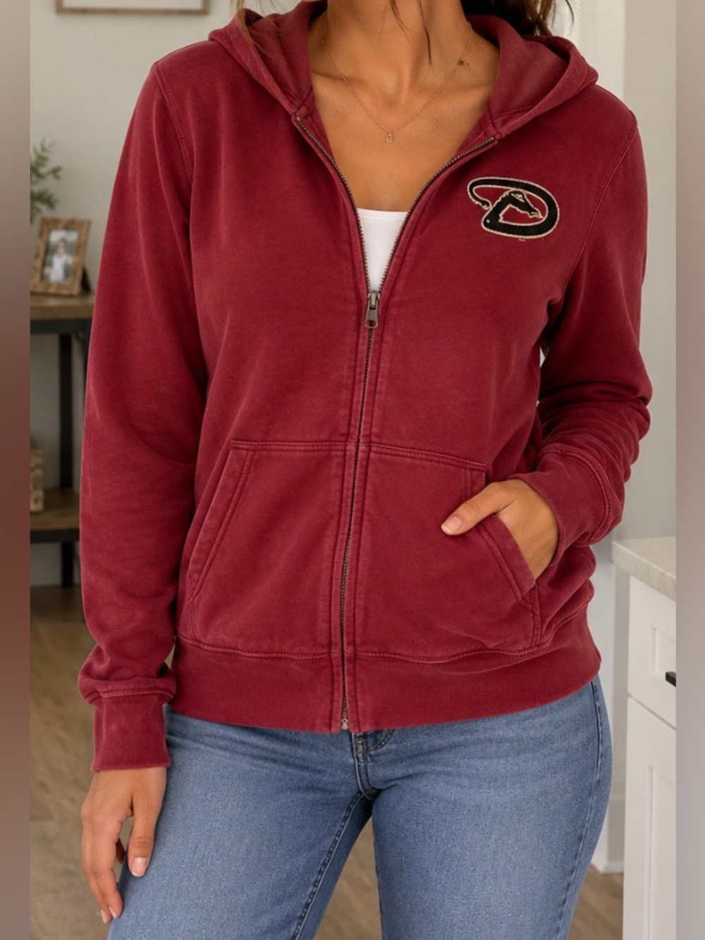 Arizona Diamondback Sweatshirt Hoodie Youth Adult Baseball MLB Dbacks Vintage
